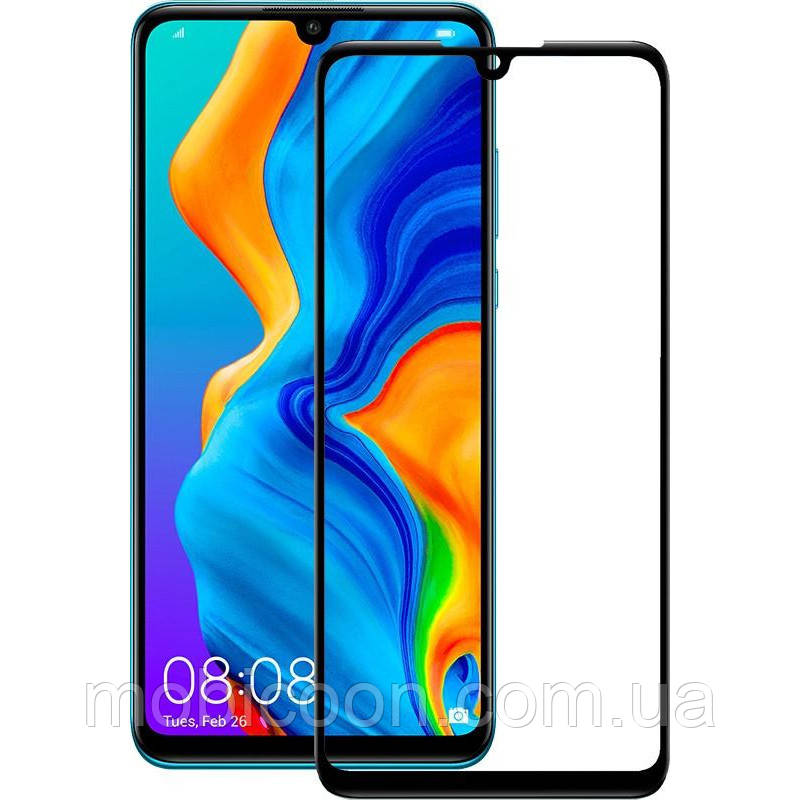 Захисне скло Full Glue 3D для Huawei P30 Lite (Хуавей п30 лайт), фото 1