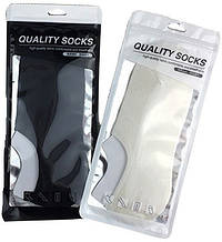 Зіп-пакети зі струнним замком zip-lock зип-лок для шкарпеток Q-socks long gloss 12 см х 28,5 см