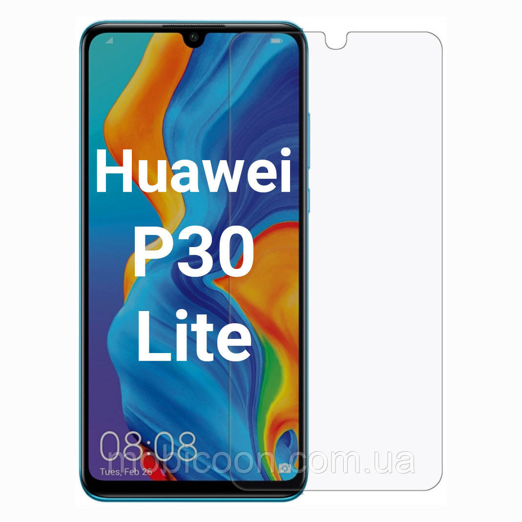 Захисне скло Tempered ProGlass 2,5D для Huawei P30 Lite прозоре (Хуавей п30 лайт)