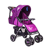 Детская прогулочная коляска книжка Sigma YK-8F Темно Фиолетовая