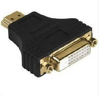 Переходник HDMI(папа) - DVI-D Dual Link 24+1 pin (мама) ATCOM (9155) (Видеопереходник с HDMI на DVI-D)