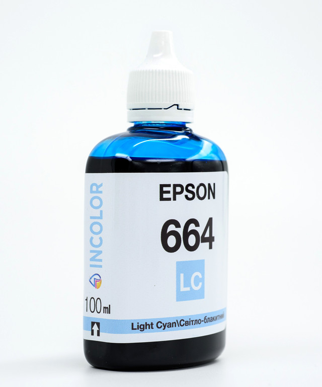 Фарба для Epson 664 Light Cyan 1х100 мл. 