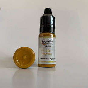 Пігмент для татуажу брів Magic Cosmetic Mustard non-violets #10, 10 мл, фото 2