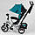 Дитячий триколісний велосипед з ручкою козирком колеса піна Best Trike 6588-16-481, фото 2