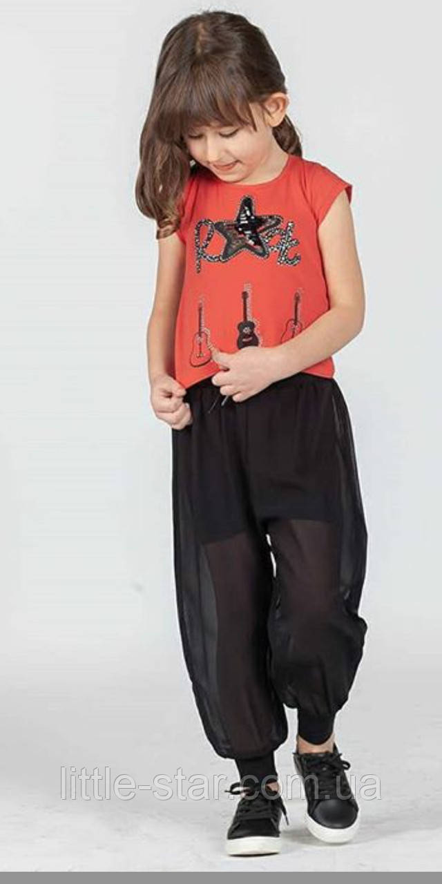 Брючний костюм з джоггерами для дівчаток 6-9 років Туреччина C. S. W.