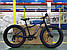 Велосипед гірський Crosser Fat Bike колеса 26", рама 16", чорно-синій, фото 2