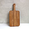 Кухонна та сервірувальна дощечка з ручкою "Кантрі Лонг" Робоча зона 25х15 см, фото 3
