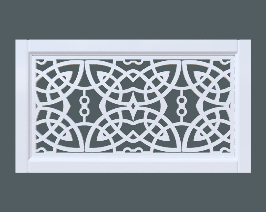 Декоративна решітка на батарею SMARTWOOD | Екран для радіатора | Накладка на батарею 600*600