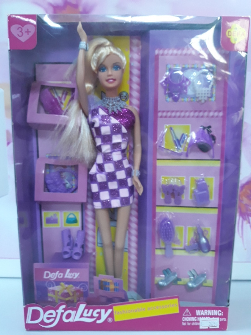 Модна лялька Defa lucy з сумкою, украшеними, взуття та аксесуари, фото 1