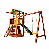 Дитячий майданчик SportBaby Babyland-3 дерев'яний ігровий мотузковий комплекс на вулицю, фото 5