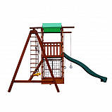 Дитячий майданчик SportBaby Babyland-3 дерев'яний ігровий мотузковий комплекс на вулицю, фото 4