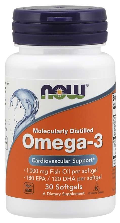 Омега Now Foods - Omega-3 (30 капсул)