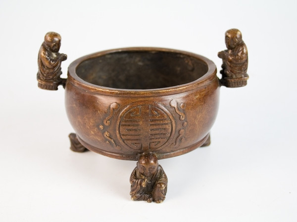 Купить Статуэтка Бронзовая Чаша Монахи молящиеся 14х10х10 см (07991 ...