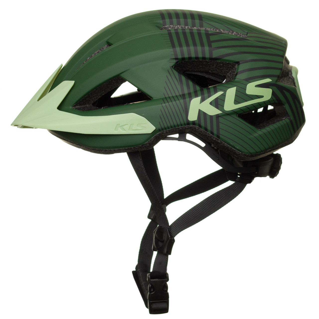 Шолом велосипедний KLS Daze L/XL (58-61 см) Зелений з чорним