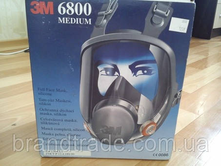 Повнолицева маска 3М 6800 силікон