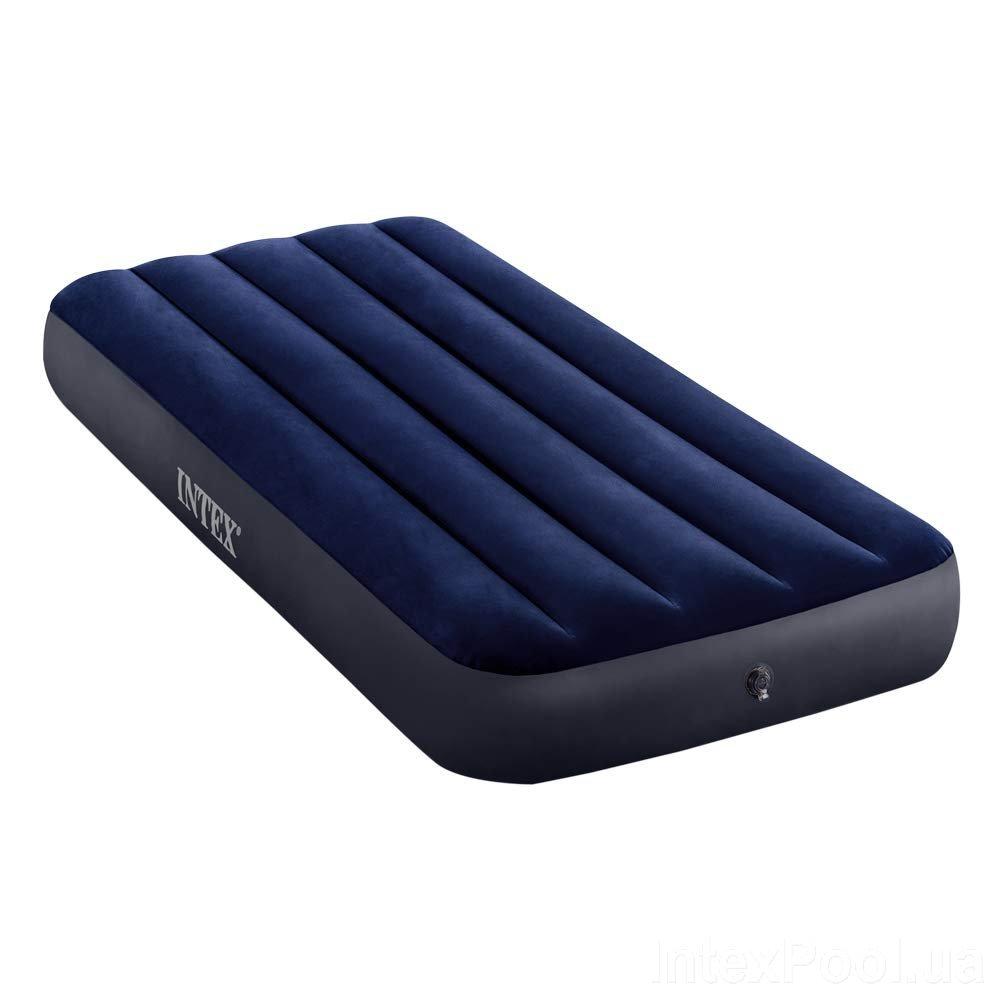 Матрац надувний Intex Classic Downy Airbed Fiber-Tech, 64756, 191*76*25см, фото 1