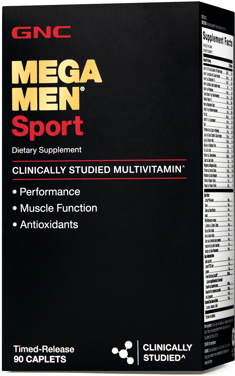 Вітаміни для чоловіків GNC Mega Men Sport 90 капс.