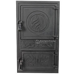 Дверцята пічні без скла «FIONA WG» 300х515