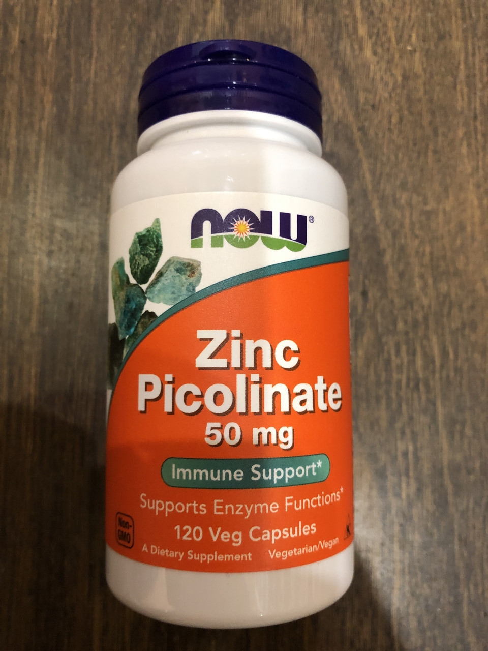 Пиколинат цинку Now Foods Zinc Picolinate 50 mg 120 caps