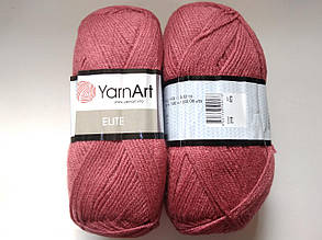 Пряжа Еліт (Elite) Yarn Art, колір суха троянда 219, 1 моток 100г