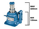 Домкрат телескопічний 10т 125-225 мм професійний низькопрофільний TORIN TH810002, фото 3