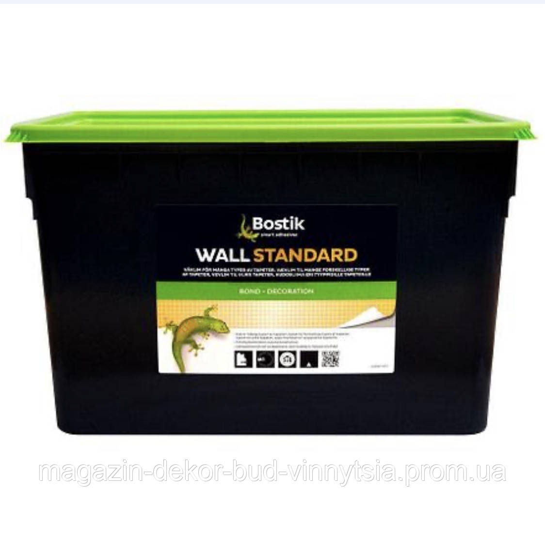 Клей BOSTIK WALL STANDART 70 для стекловолокна и стеклообоев 15кг - фото 1 - id-p1179229323