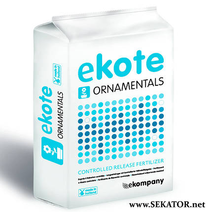 Добриво тривалої дії для декоративних рослин у ґрунті Ekote Ornamentals FG, 25 кг (Нідерланди), фото 2