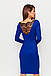 Розміри: S | Витончене вечірнє плаття, синє, фото 2