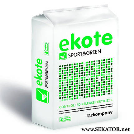 Добриво тривалої дії для газонів Ekote Sport & Green Season, 25 кг (Нідерланди), фото 2