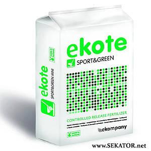 Добриво тривалої дії для газонів Ekote Sport & Green Season, 25 кг (Нідерланди)