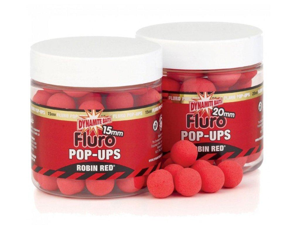 Плаваючі бойли DYNAMITE BAITS Robin Red Fluro Pop-Ups 20mm