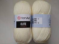 Пряжа Элит (Elite) Yarn Art, цвет молочный 851, 1 моток 100г