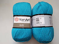 Пряжа Элит (Elite) Yarn Art, цвет бирюзовый 45, 1 моток 100г