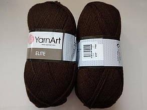 Пряжа Еліт (Elite) Yarn Art, колір коричневий 217, 1 моток 100г