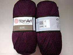 Пряжа Еліт (Elite) Yarn Art, колір фіолетовий 49, 1 моток 100г