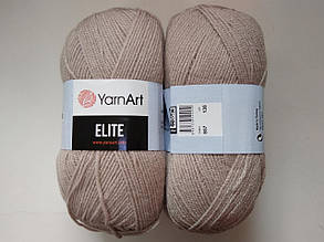 Пряжа Еліт (Elite) Yarn Art, колір бежевий 857, 1 моток 100г