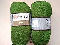 Пряжа Элит (Elite) Yarn Art, цвет зеленый 248, 1 моток 100г