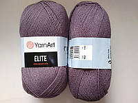 Пряжа Элит (Elite) Yarn Art, цвет сиреневый 852, 1 моток 100г