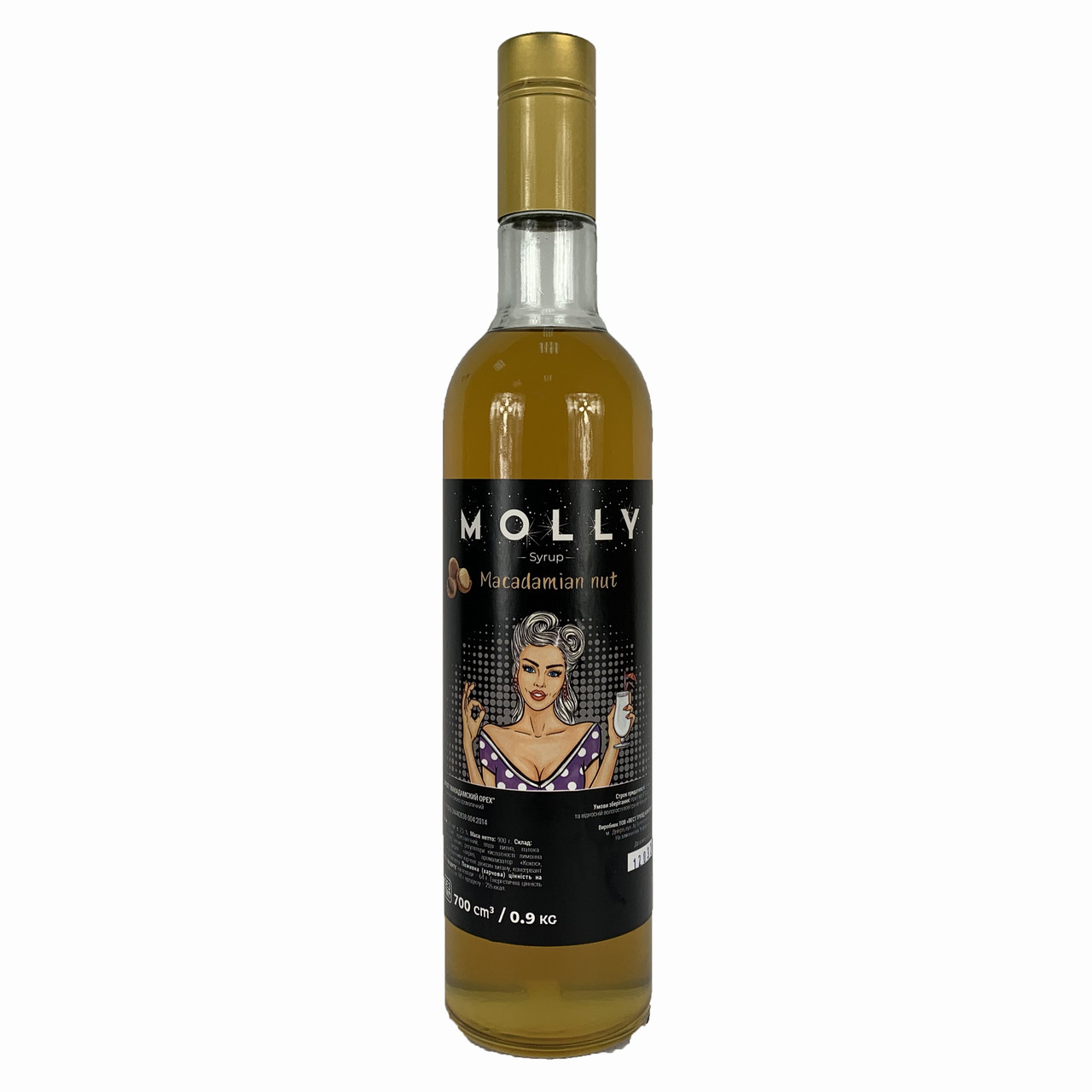 Сироп MOLLY Макадамський горіх 700 мл