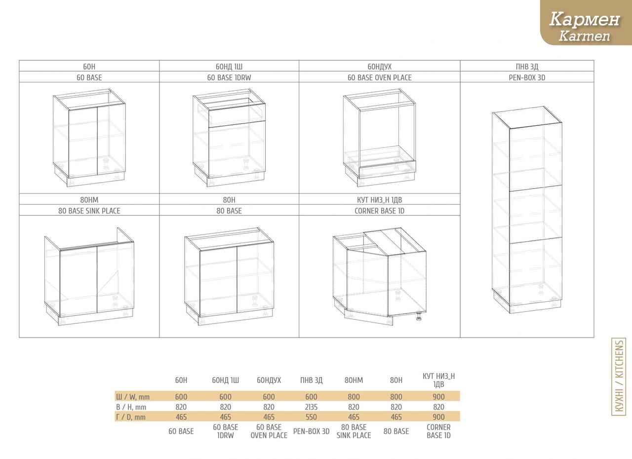 Кухня Кармен Мебель Сервис - фото 4 - id-p315407519