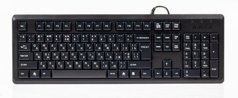 Клавіатура A4Tech KR-92 Black USB, фото 1