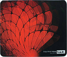 Килимок для миші Havit HV-MP808 28х23см червоно-чорний