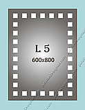 Дзеркало з LED-підсвіткою, 600х800 мм, L5, фото 4