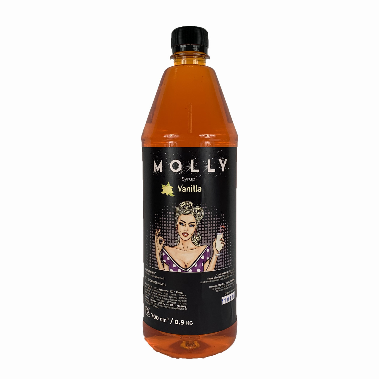 Сироп MOLLY Ваніль 1л