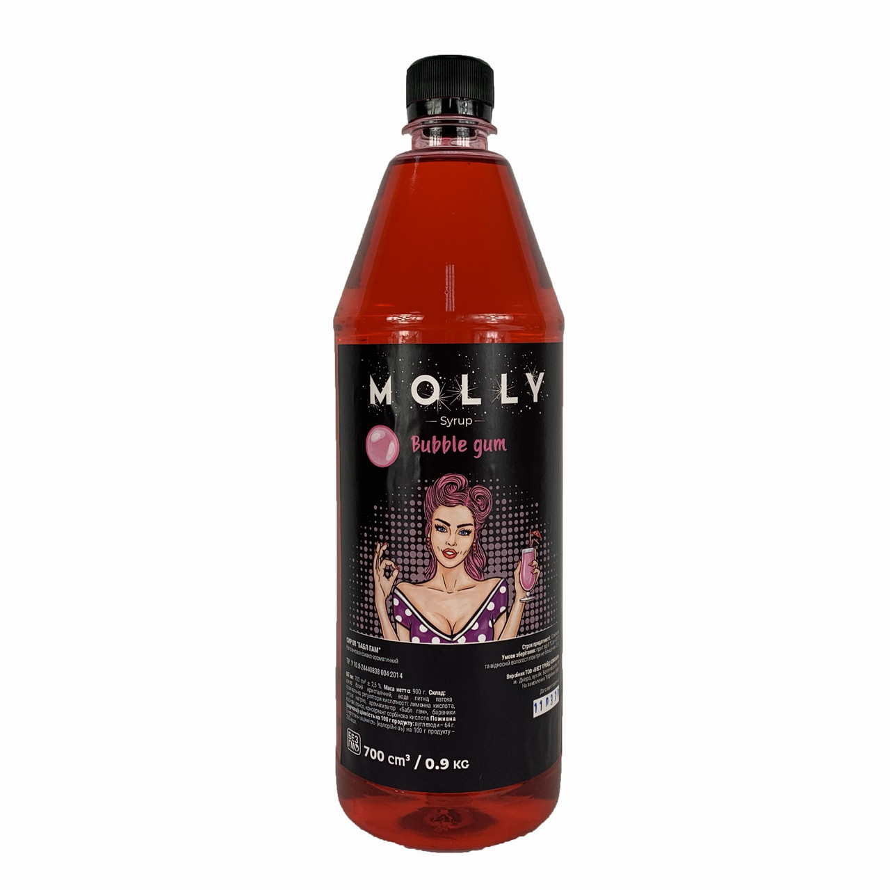 Сироп MOLLY Бабл Гам 1л