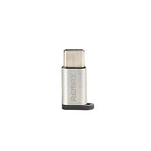 Adapter Remax (OR) RA-USB1 Type-C -> microUSB Silver