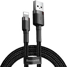 USB Cable Baseus Cafule Lightning (CALKLF-BG1) Black 1m