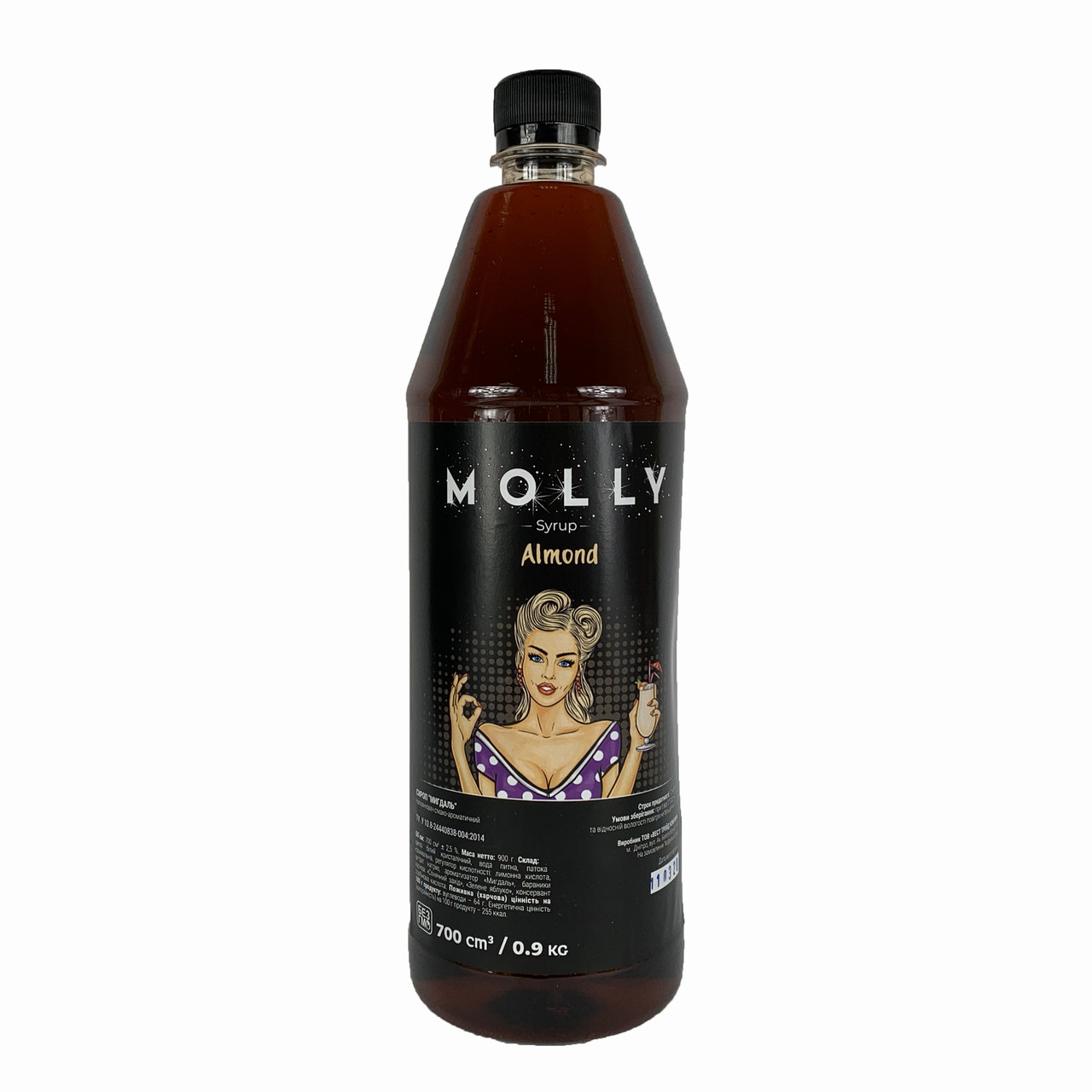 Сироп MOLLY Мигдаль 1л