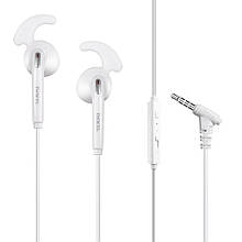Навушники Hoco M6 White + mic + button call answering + volume control