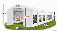 Шатер 8х12х3 метра ПВХ 560г/м2 с мощным каркасом под склад, гараж, палатка, ангар, намет, павильон садовый